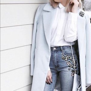 🌊 Forever 21 Floral Embroidered Jeans Size 25